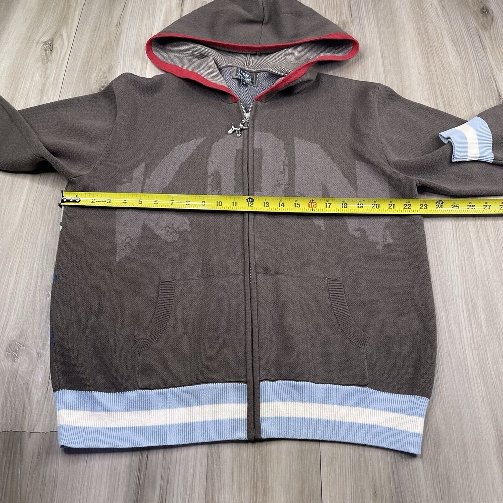 KON Memphis Made Full Zip Hoodie Sweatshirt Unisex Size S Small OS Graphic Print - Picture 3 of 14